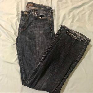 Bootcut dark wash jeans